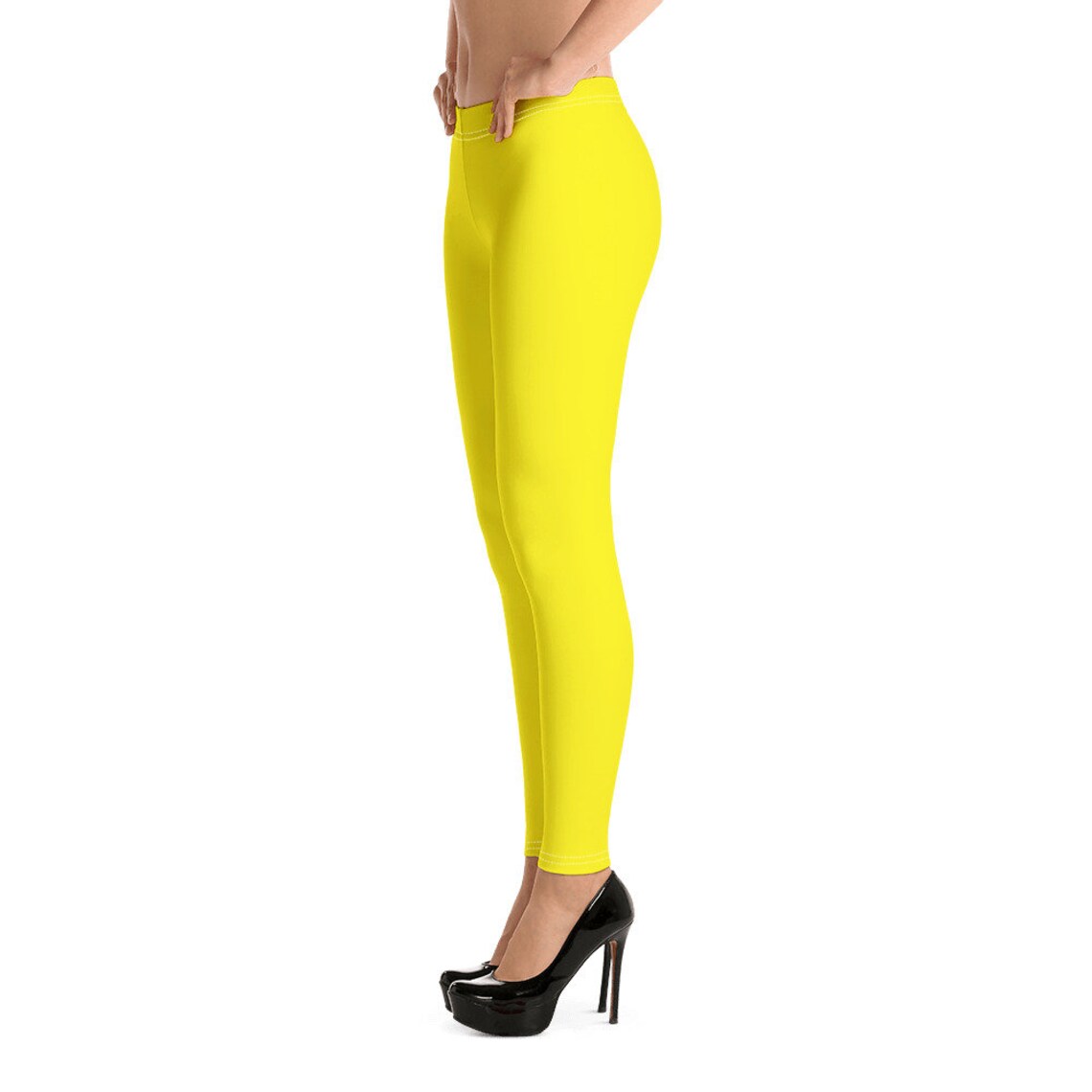 Yellow Leggings Etsy