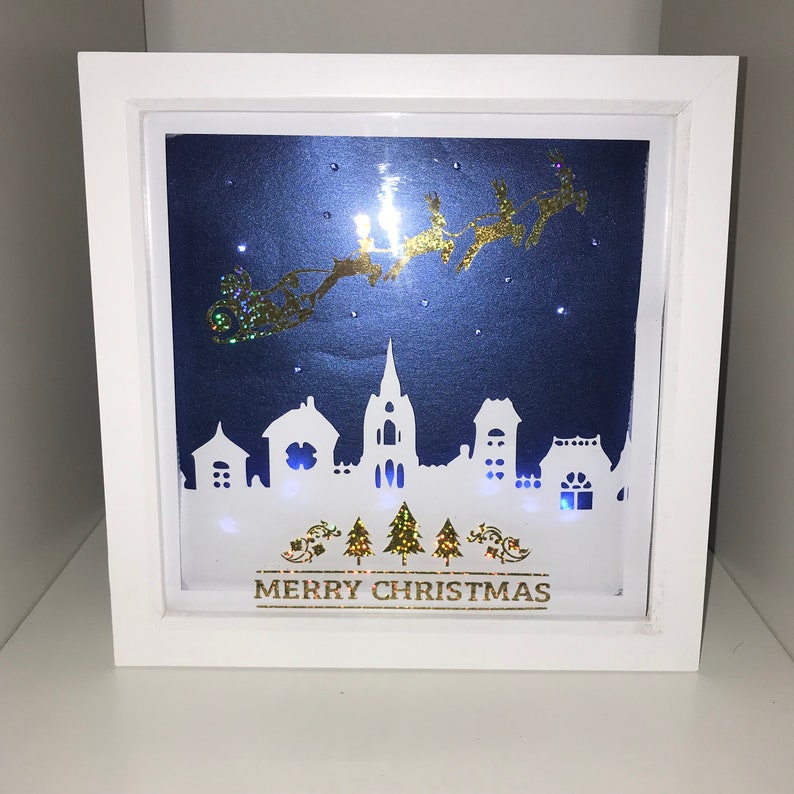 Personalised light up box picture Etsy