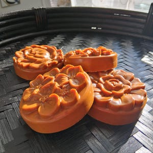 Turmeric Kojic Acid Shea Butter Orange Exfoliating Soap Handmade Natural Bar Soap