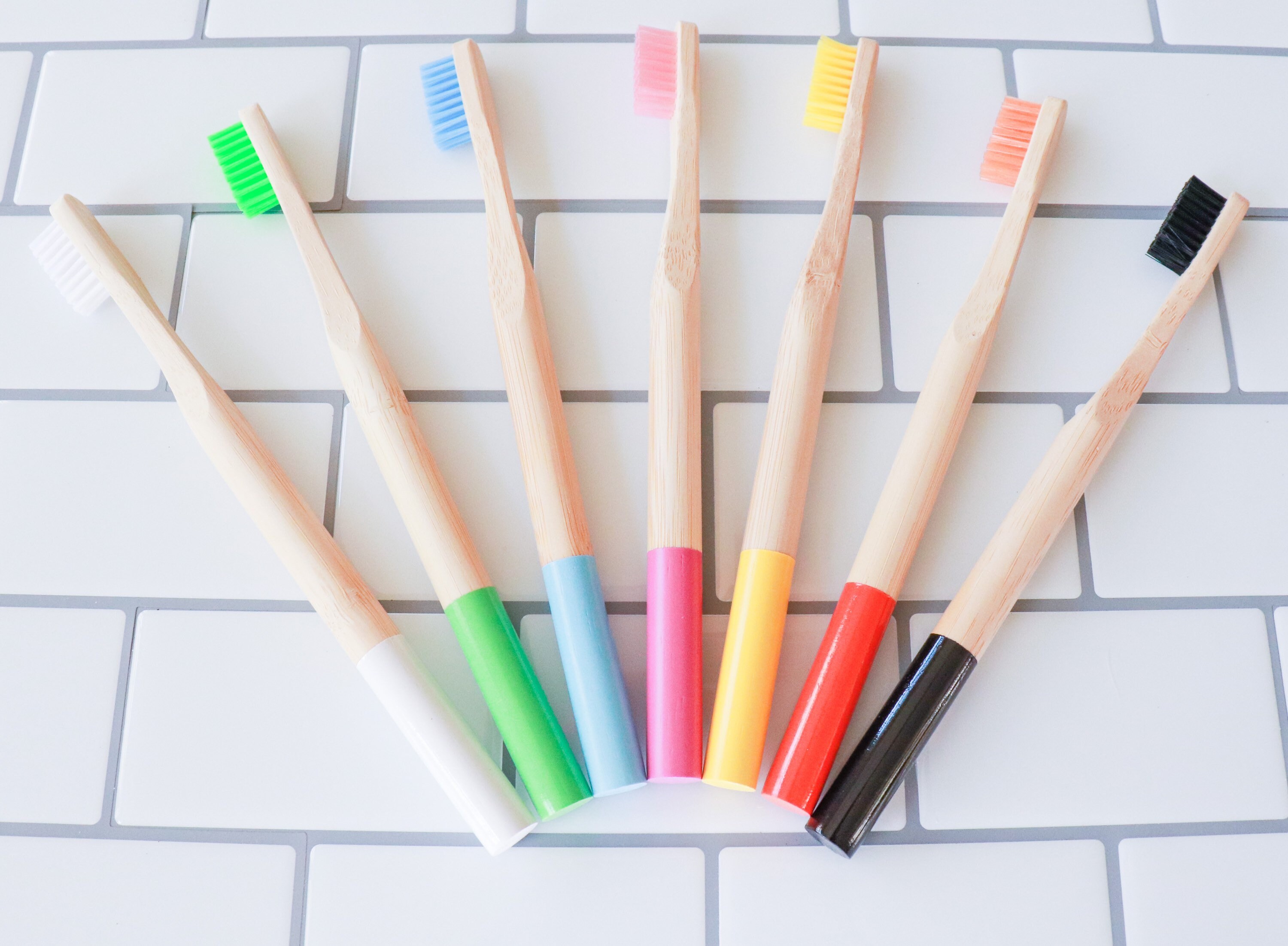 Bamboo Toothbrushes 7 pack Etsy