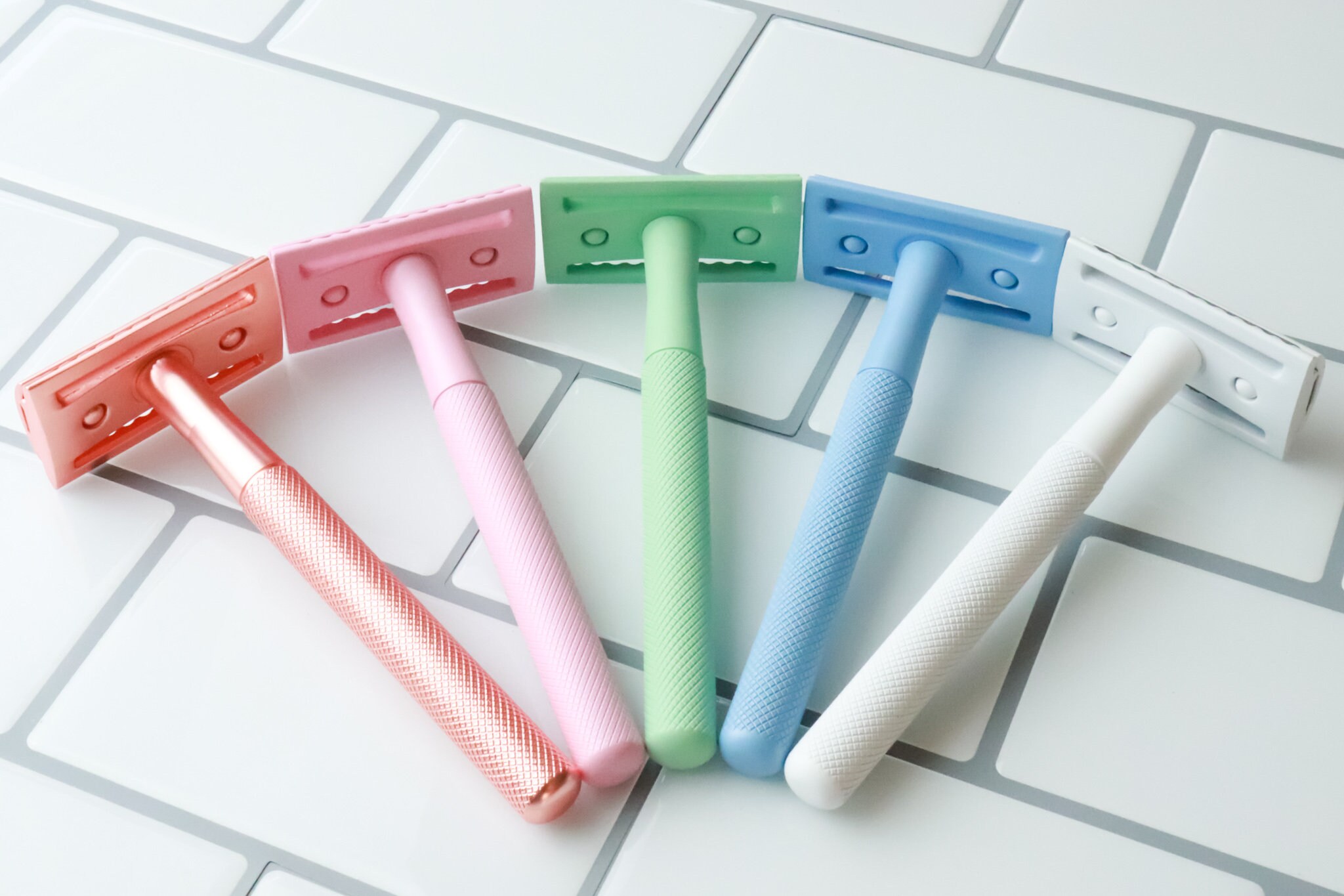 Zero Waste Safety Razor Double Edged with 10 Blades