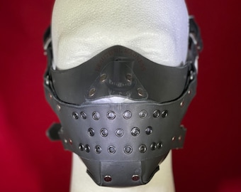 Leather Steampunk Mask/Leather Mask/Steampunk Mask