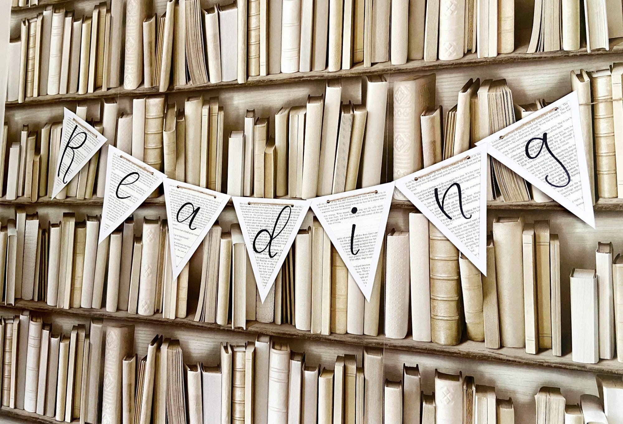 Reading Corner Bunting Handmade Classroom Bunting Etsy
