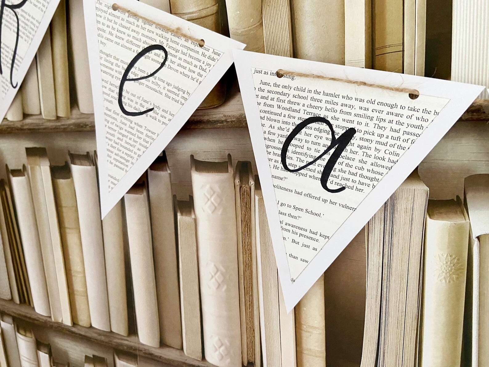 Reading Corner Bunting Handmade Classroom Bunting Etsy