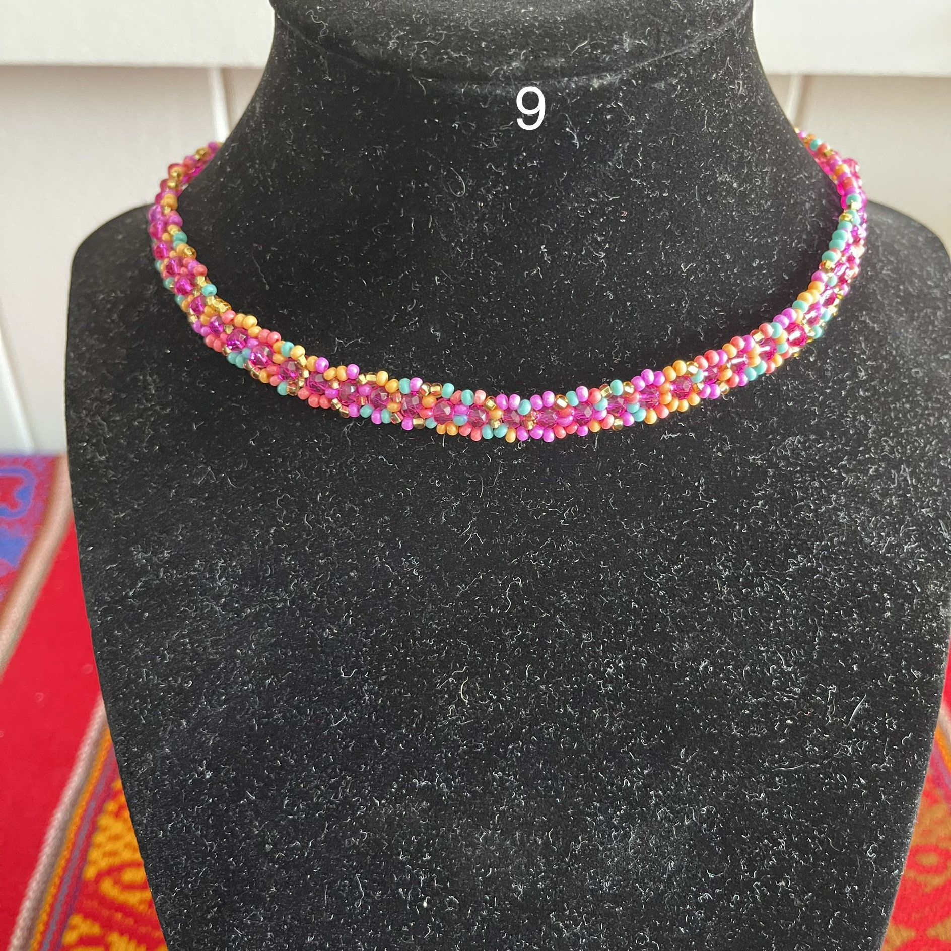 Beaded Necklaces Mexican Colorful Necklaces Handmade Etsy