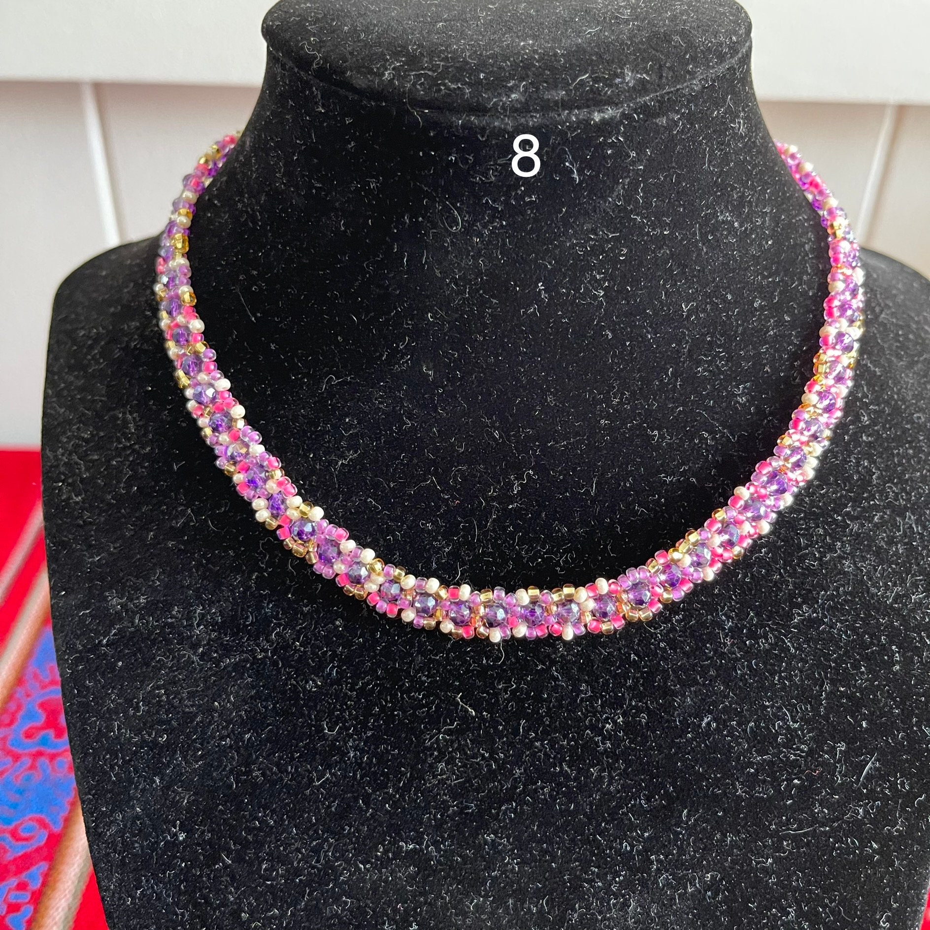 Beaded Necklaces Mexican Colorful Necklaces Handmade Etsy