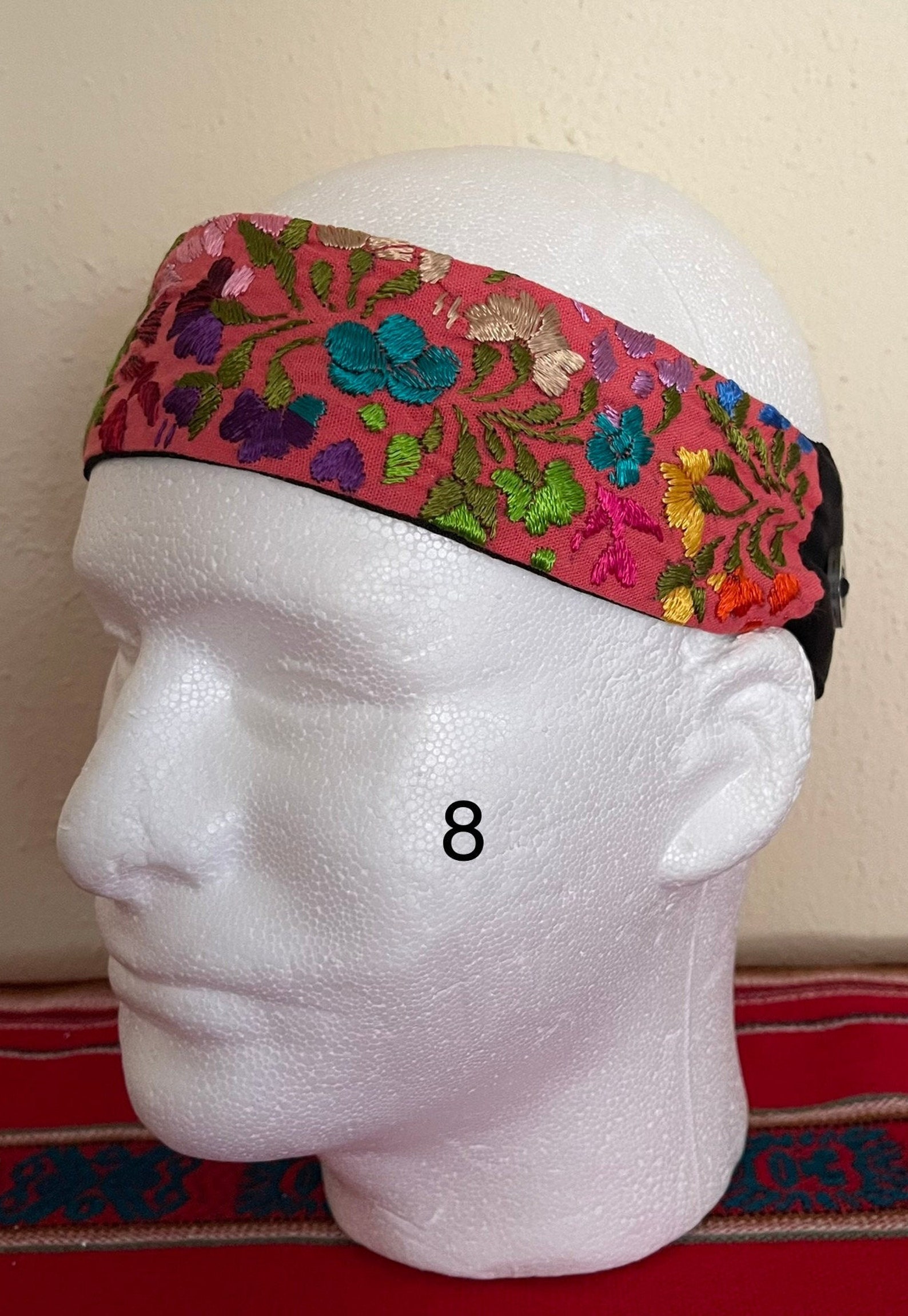 Floral Headbands Embroidered Artisanal Headbands Washable Etsy UK