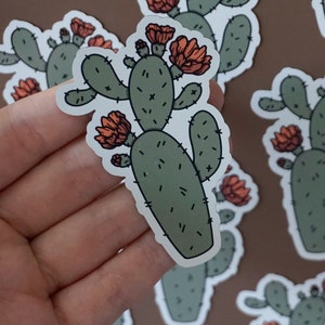 Desert Cactus Magnet | Cacti Flower | Houseplant Magnet | Plant LoverMagnet | Housewarming Gift | Car and Refrigerator Magnet