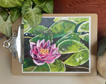 Lily Pad Painting Etsy