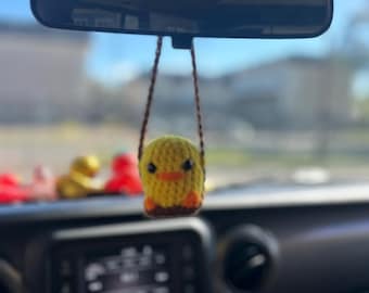 Crochet Swinging Ducks, Jeep Ducks, Rubber Ducks