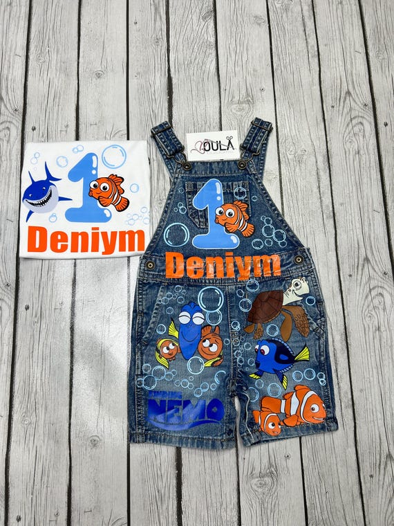 ファインディング・ニモのカスタムバースデージャンパーセット - Etsy 日本