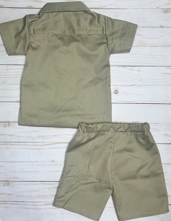 Plain kids dickie 2 piece set
