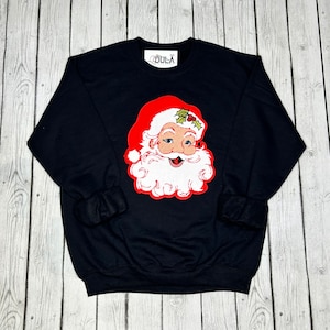 Santa Christmas Festive Sweatshirts, Holiday Sweatshirts