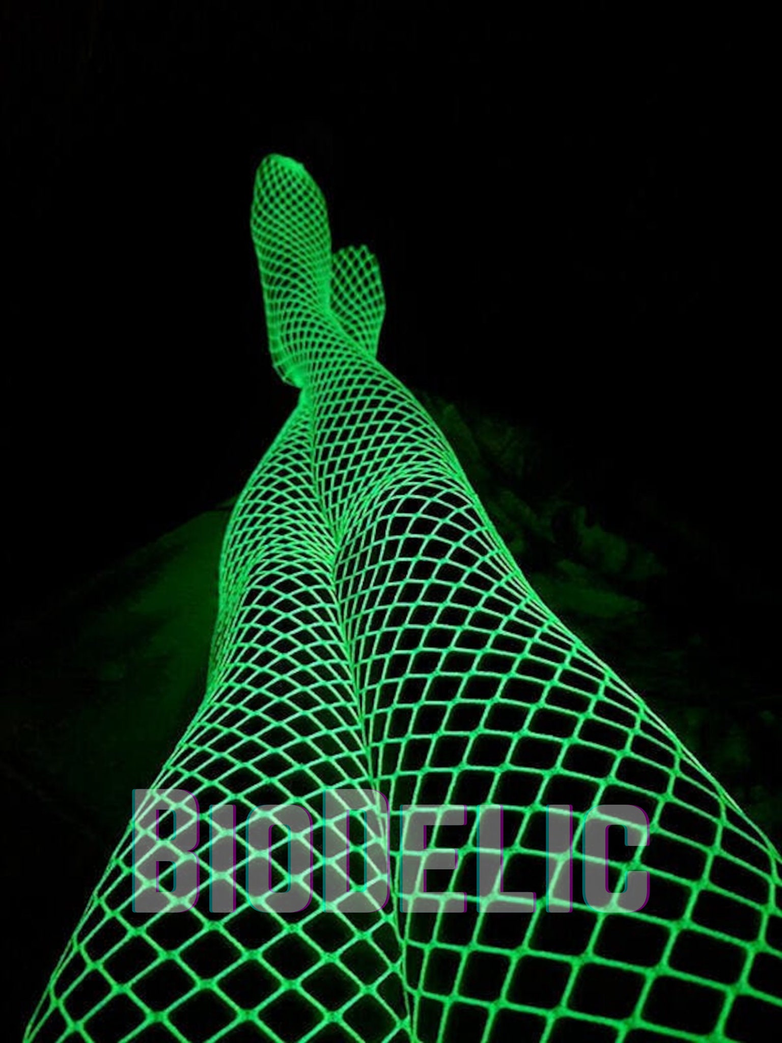 Fishnet Shirt Neon green buy here » Kostümpalast