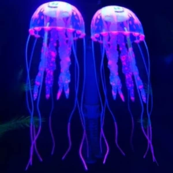 Glow in the Dark Jellyfish Earrings. Octopus Nautical UV Reactive Dangle Earrings. Cosplay Costume Rave EDM Coachella Concert Music Festival