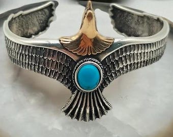 Handcrafted 925 Sterling Silver | Eagle Bracelet | Native American
