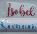 PERSONALISED Iron on/stick on vinyl names & labels, perfect for organising, gift ideas, baby clothes and much more!