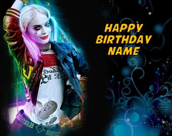 Harley Quinn Cake Etsy