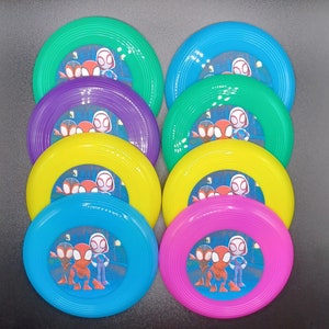 Spidey and Friends Mini Frisbees Birthday Party Favors Pack of 8, 12 or 16