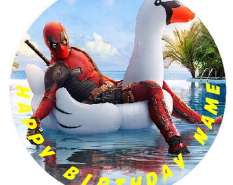 Deadpool Cake Topper Etsy Deadpool Cake Topper Etsy