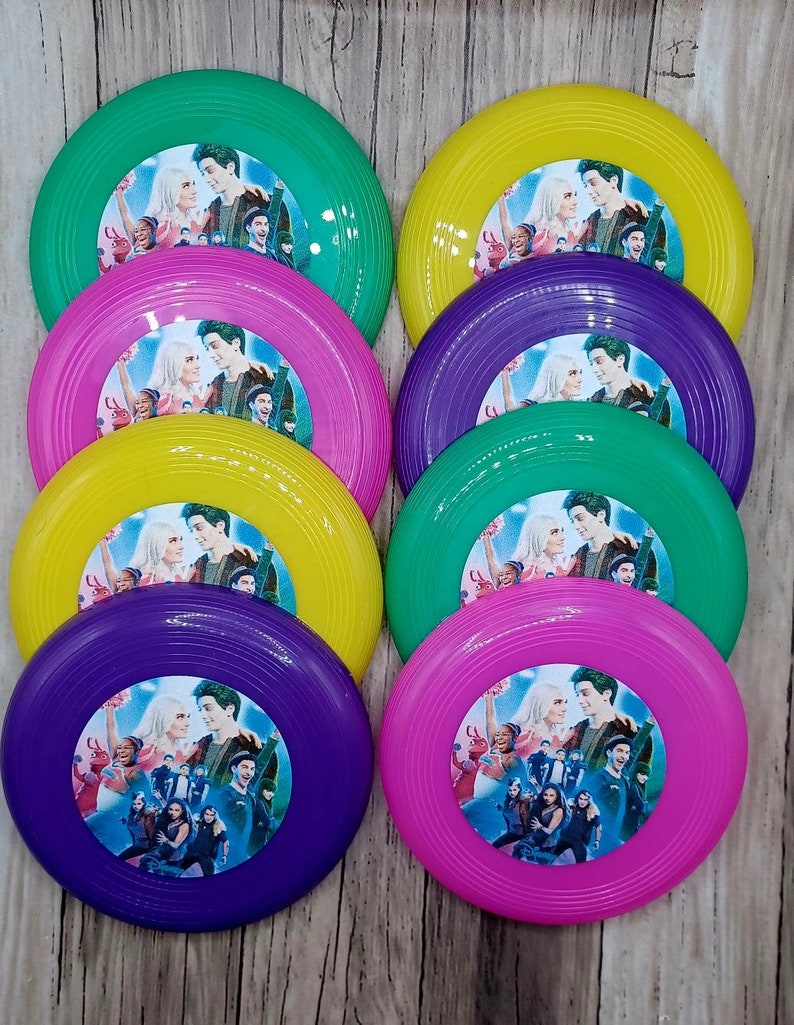 Disney Zombies 3 Mini Frisbees Birthday Party Favors Pack of Etsy