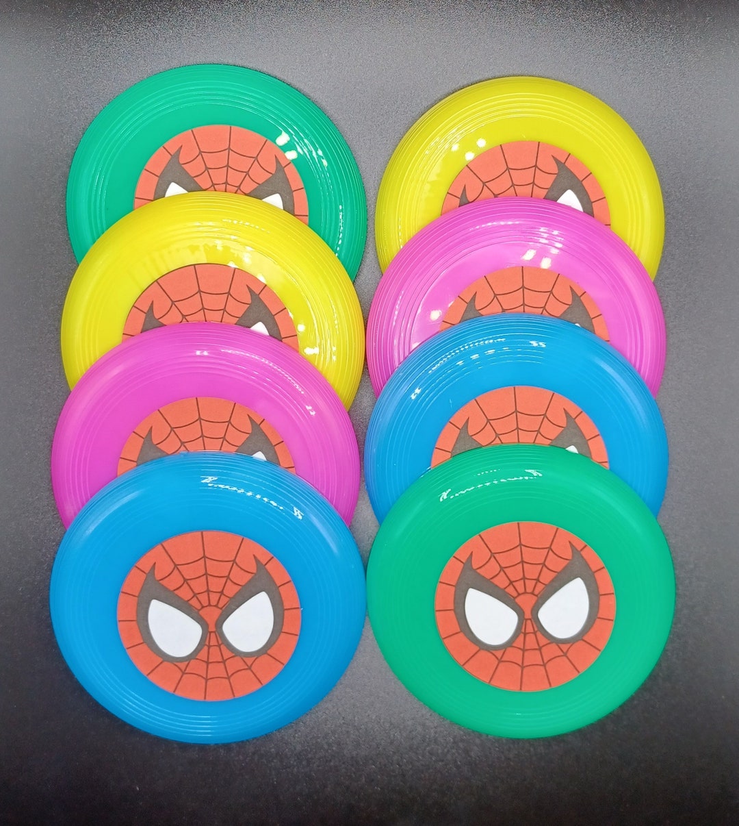 Spiderman Mini Frisbees Birthday Party Favors Pack of 8, 12 or 16 Etsy