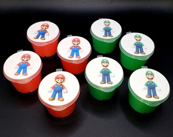 Super Mario Brothers Slime Party Favors Pack of 8 or 12