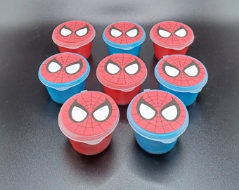 Spiderman Slime Birthday Party Favors Pack of 8 or 12