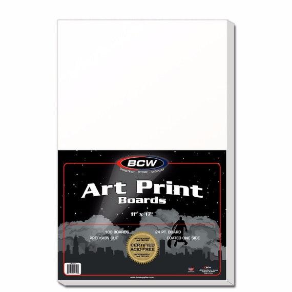 BCW 11x17 Art Print Backing Boards 100 Boards per Pack -  Canada