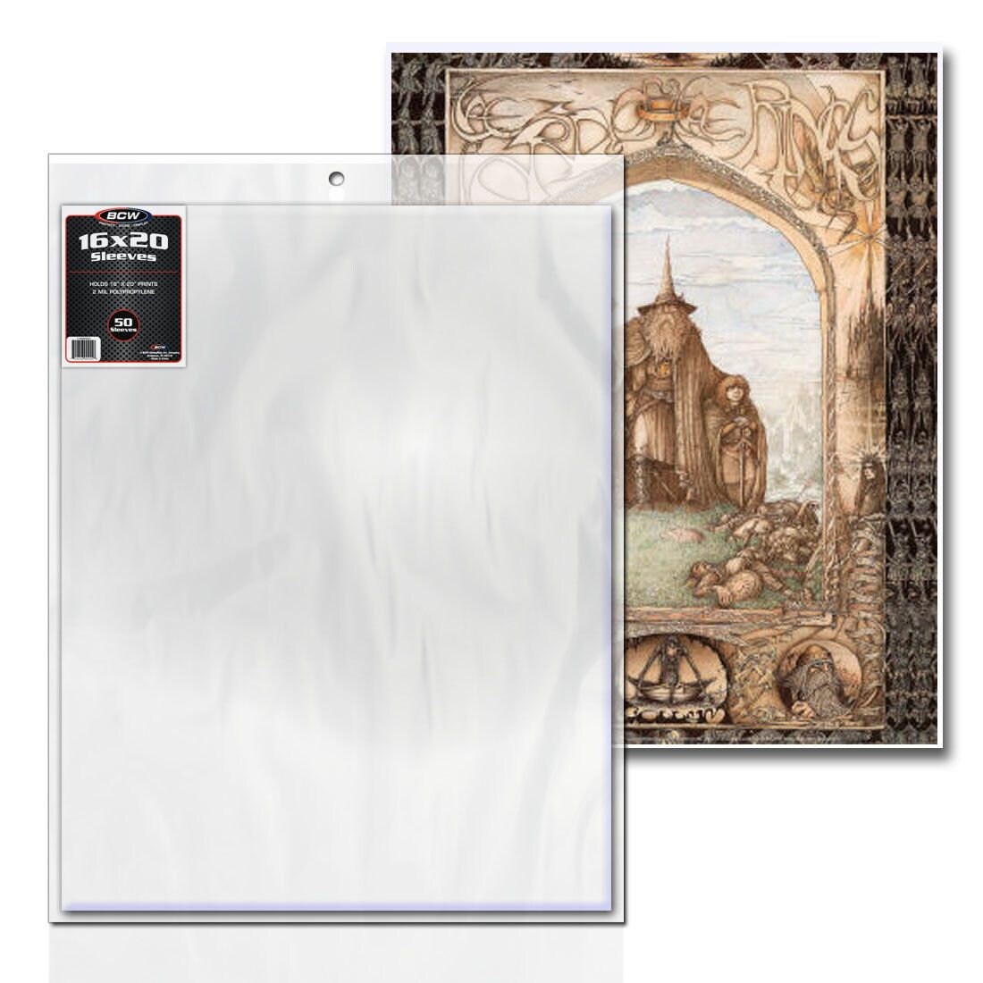 BCW 16x20 Oversized Art Print Sleeves 50 Sleeves per Pack Etsy