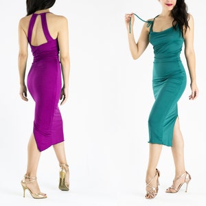 Different colors &#39;&#39;Lina&#39;&#39; tango dress, Argentine tango dress, Tango ballroom dress, Milonga dress, Party dress, cocktail dress