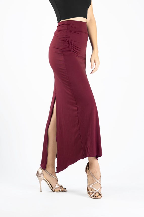 Saia longa de tango ''Tiana'', Saia envolvente, Saia de tango