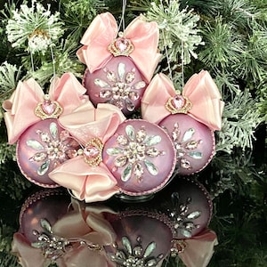 Pink Christmas ball, wedding, decor, Pink handmade unbreakable bauble, Christmas gift ,pink Parry decor