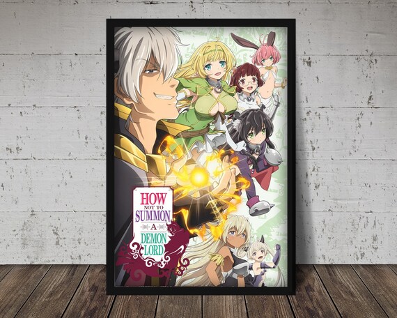Comment Ne Pas Invoquer Un Seigneur Démon Comment ne pas invoquer un démon Seigneur anime affiche 24x36 | Etsy