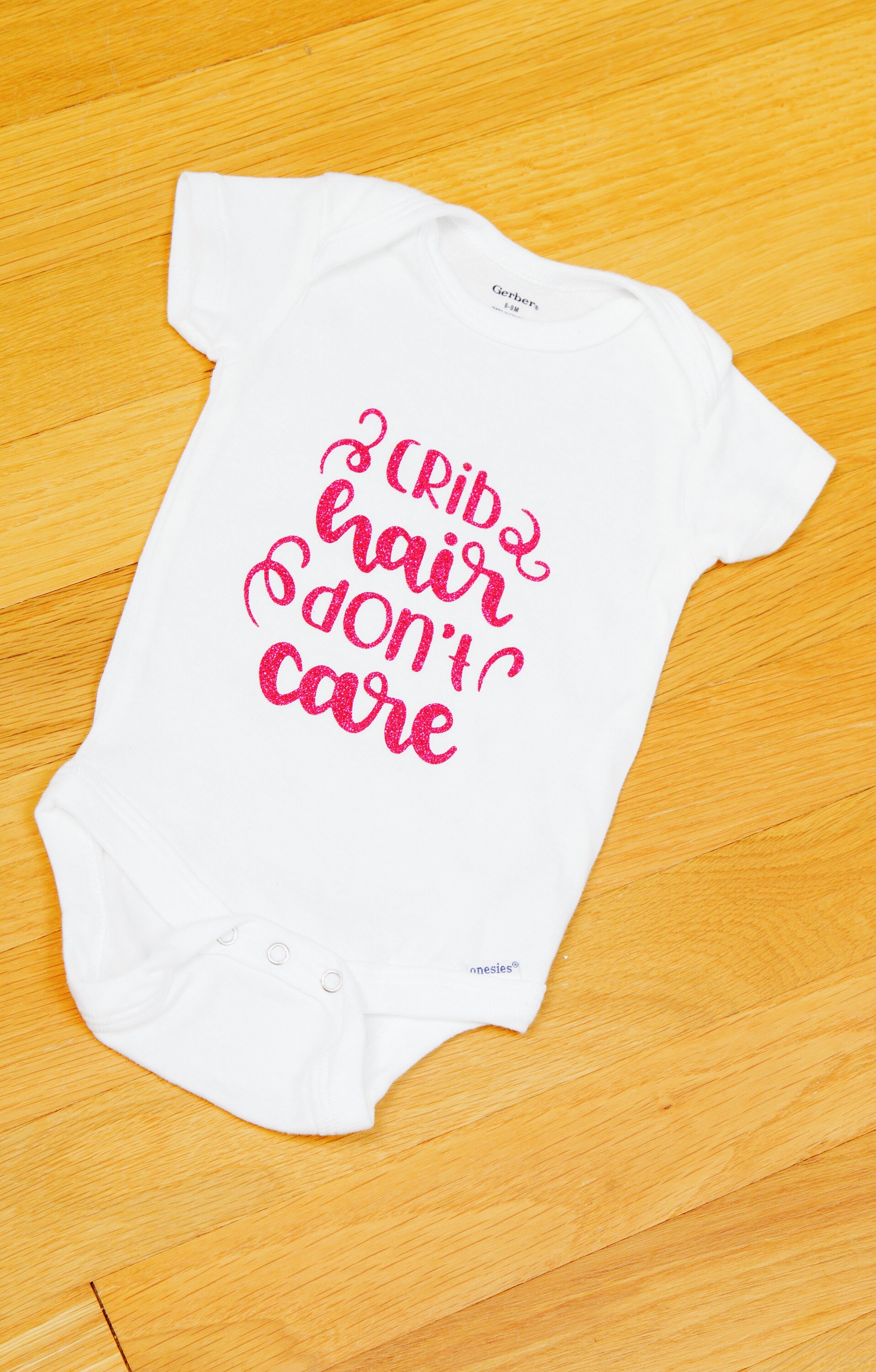 Crib Hair Don\u2019t Care Onesies\u00ae Custom Onesies\u00ae Baby Baby shower gift
