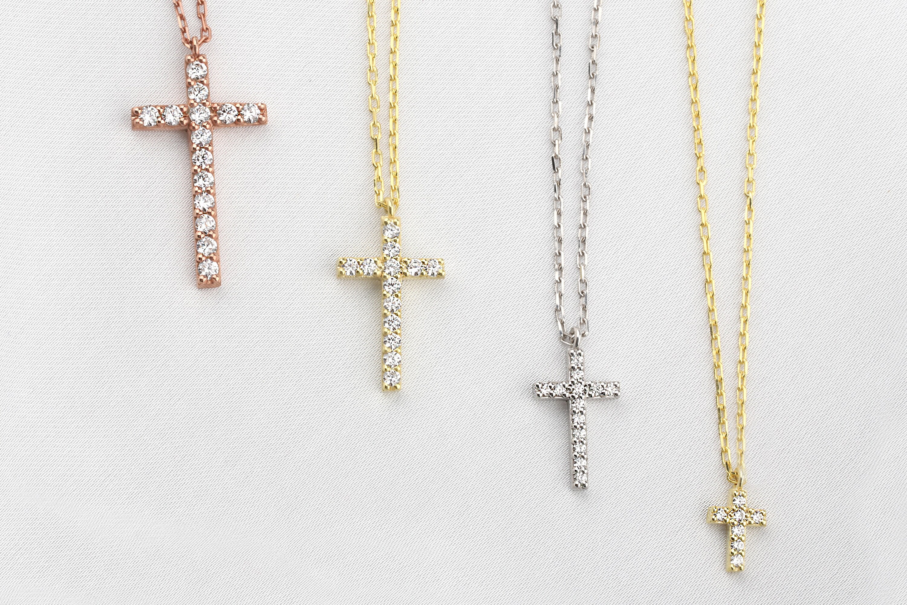 Una Collana Con Il Crocifisso Collana crocifisso collana croce di diamante Zircon collana | Etsy