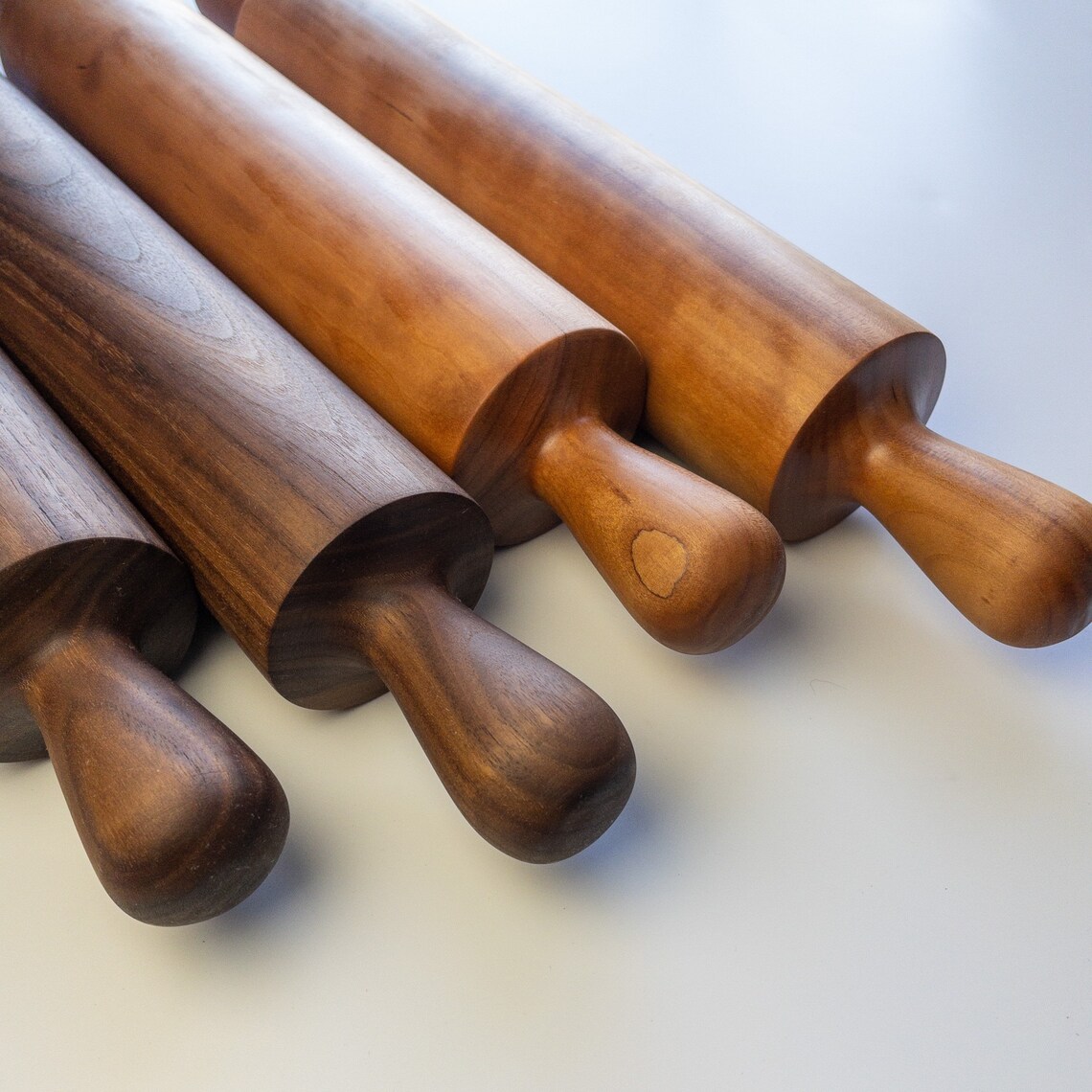 Hand Turned Wooden Rolling Pin Etsy
