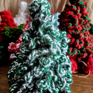 CROCHET PATTERN - Christmas Tree in Three Sizes, Chunky Christmas Tree, Christmas Tree Ornament, Christmas Gift, Christmas Wrapping, Crochet