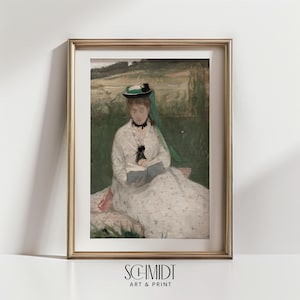 Vintage Wall Art Woman Portrait Printable Wall Art Vintage Decor Digital Art Print Bedroom Wall Decor Wall Art Vintage Painting SCHMIDT