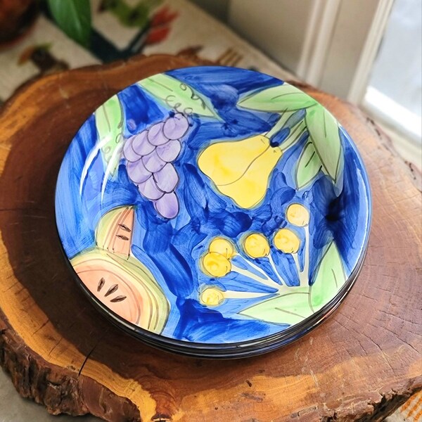 Hand Painted Plate Etsy