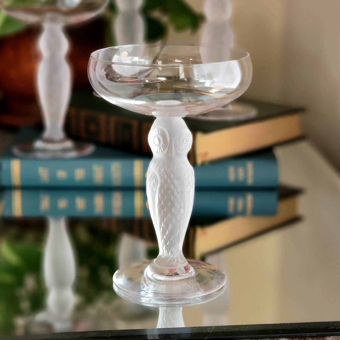 Set of 4 Bayel France Crystal Art Deco Frosted Owl Coupe - Etsy Set of 4 Bayel France Crystal Art Deco Frosted Owl Coupe - Etsy