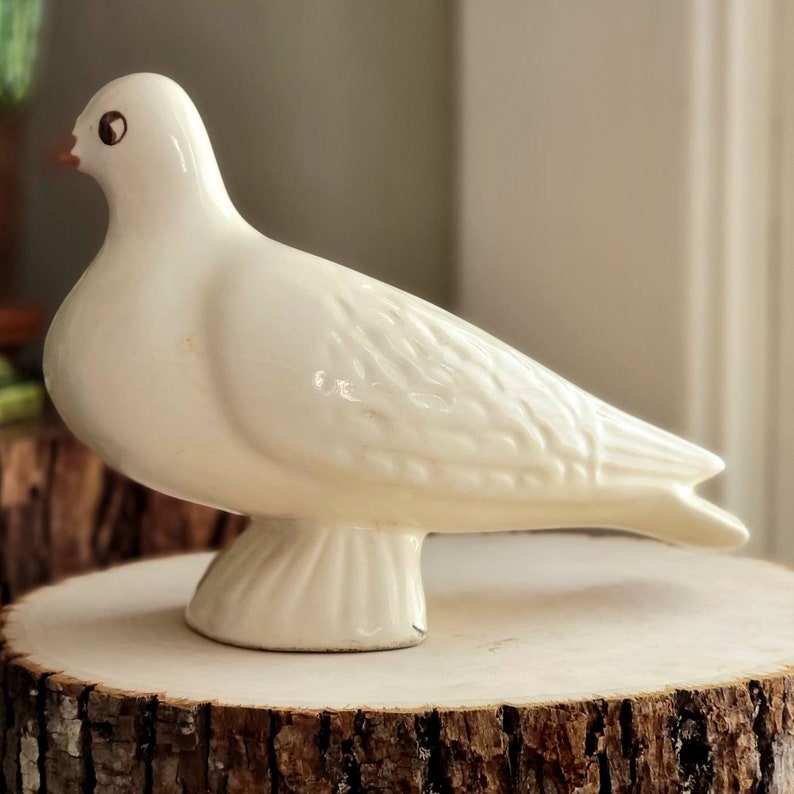 Orville Kirby Sleepy Hollow USA Pottery Ceramic Dove Statue Etsy