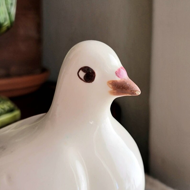 Orville Kirby Sleepy Hollow USA Pottery Ceramic Dove Statue Etsy