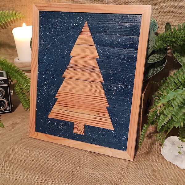 Tableau sapin en bois