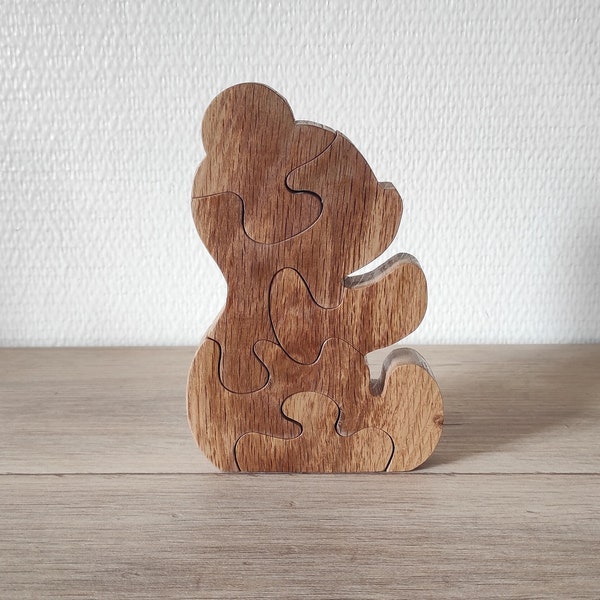 Puzzle Ours en bois