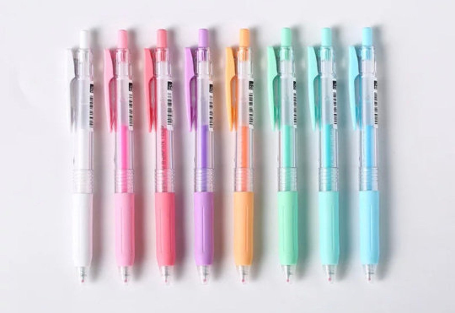 Bullet Journal Pastel Pen Set Set of 3 Pastel Pens Zebra Etsy