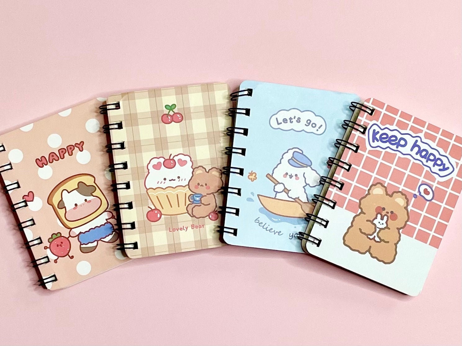 kawaii homework notebook