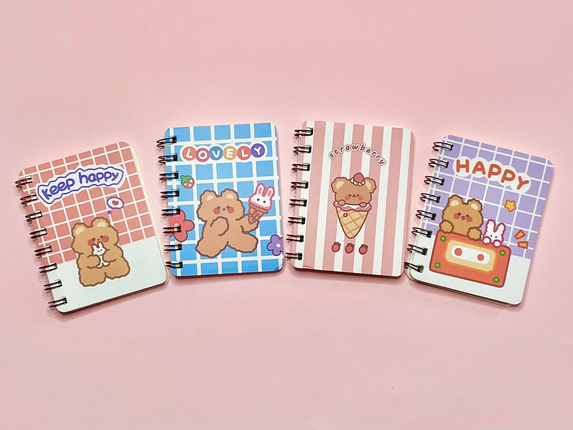 kawaii homework notebook