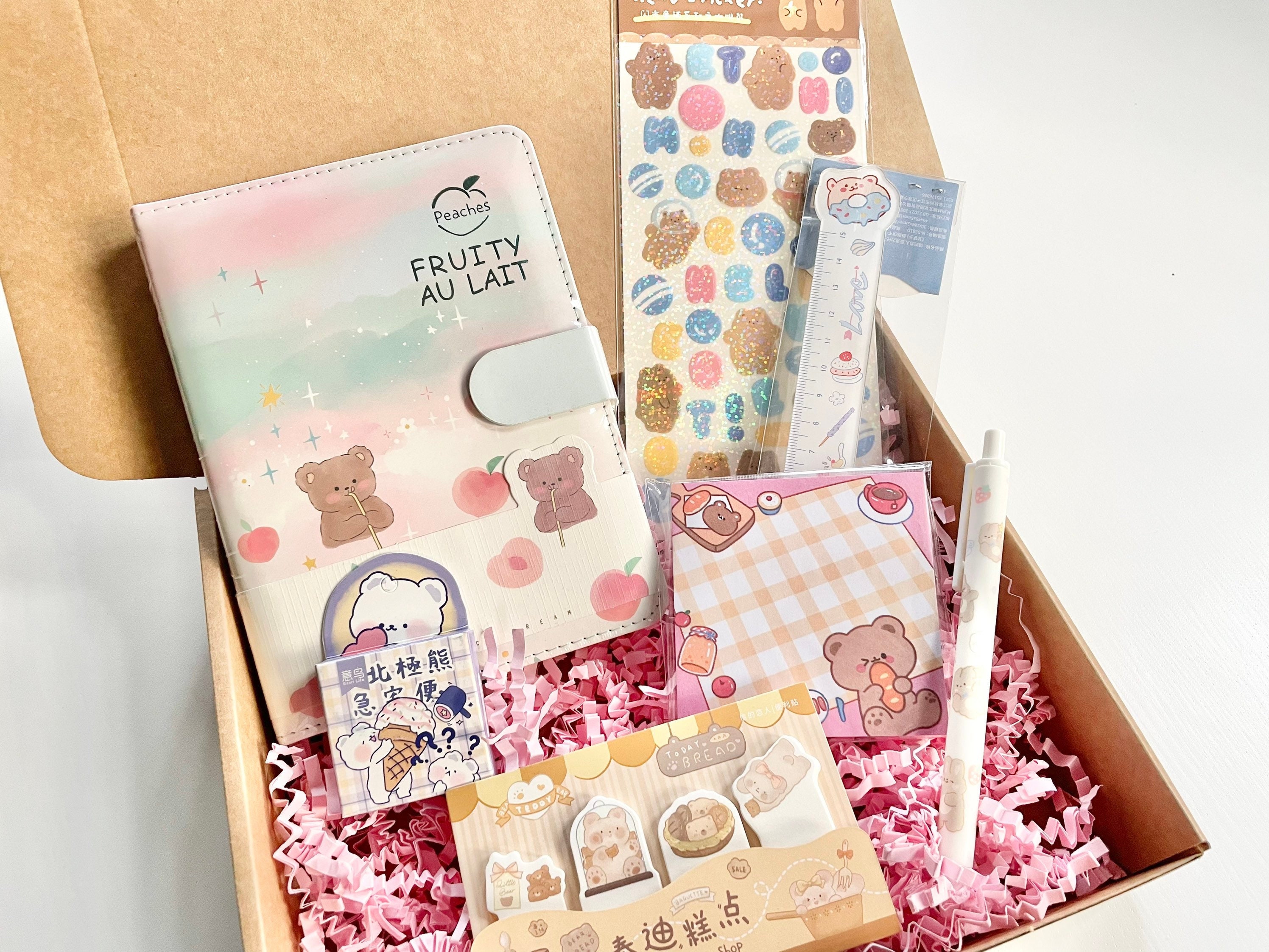 handmade stickers cute gifts Stationery Mystery Box Stickers Paper