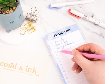 To Do List Desk Pad | Aesthetic Desk Supplies | DL Notepad